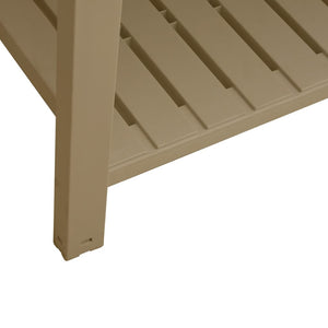 Fioriera da Giardino Marrone Chiaro 110x45x79 cm Polipropilene 364176