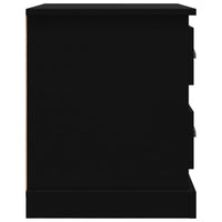 Comodino Nero 39x39x47,5 cm in Legno Multistrato 816146