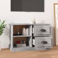 Mobile Porta TV Grigio Cemento 73x35,5x47,5cm Legno Multistrato 816172