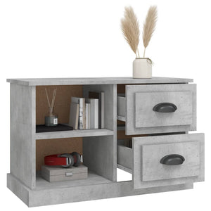 Mobile Porta TV Grigio Cemento 73x35,5x47,5cm Legno Multistrato 816172