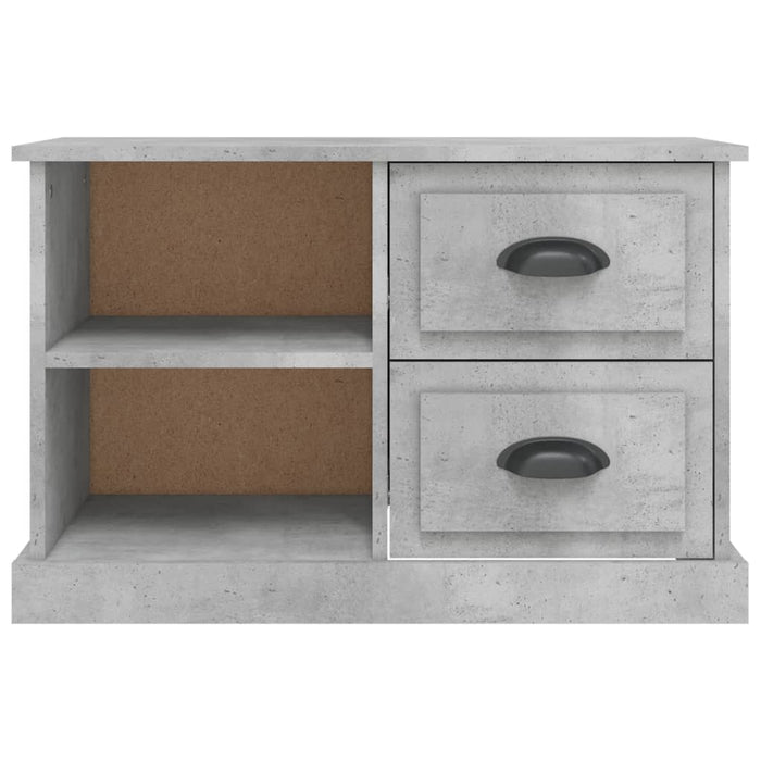 Mobile Porta TV Grigio Cemento 73x35,5x47,5cm Legno Multistrato 816172