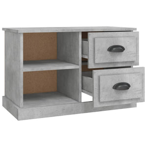 Mobile Porta TV Grigio Cemento 73x35,5x47,5cm Legno Multistrato 816172