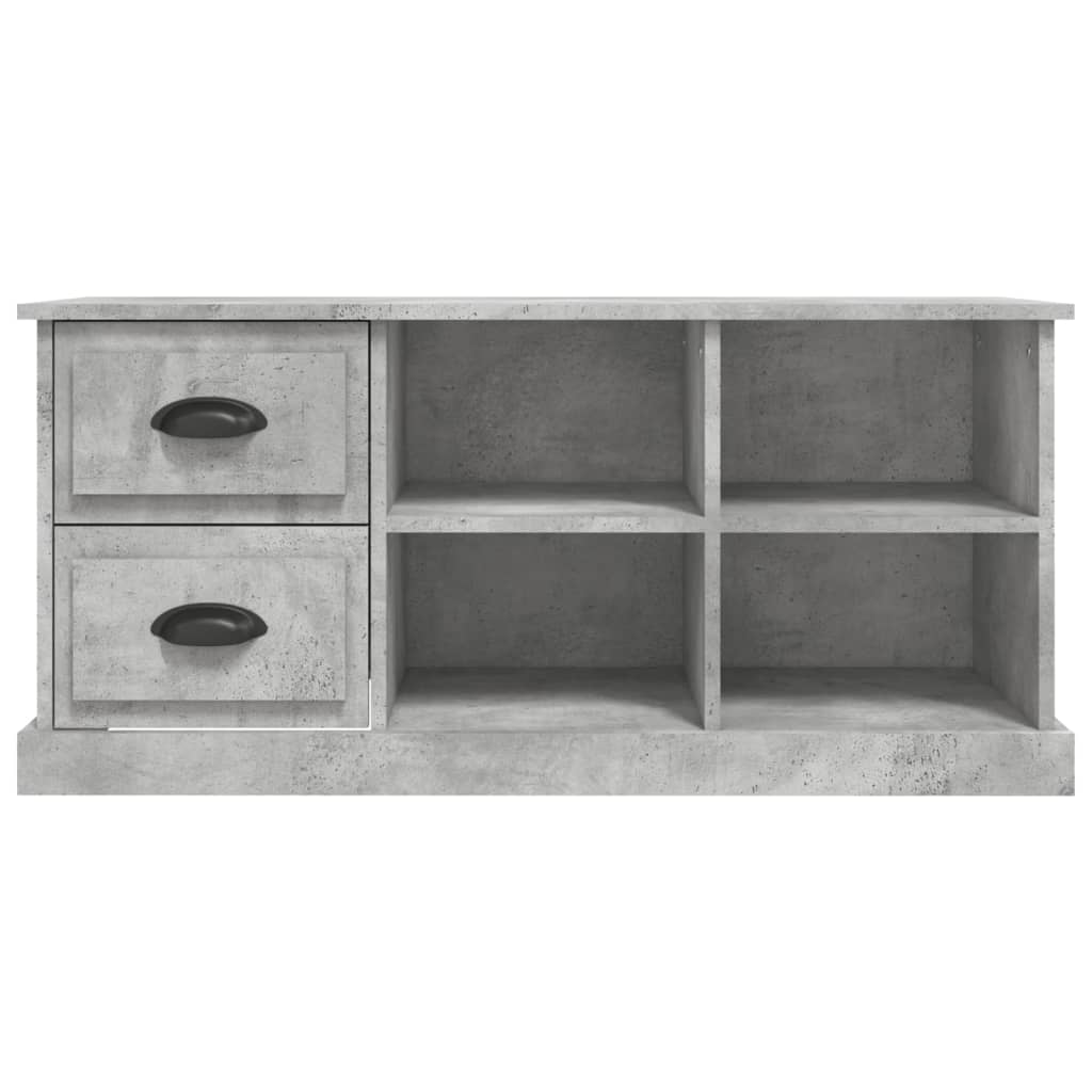 Mobile TV Grigio Cemento 102x35,5x47,5 cm in Legno Multistrato 816180