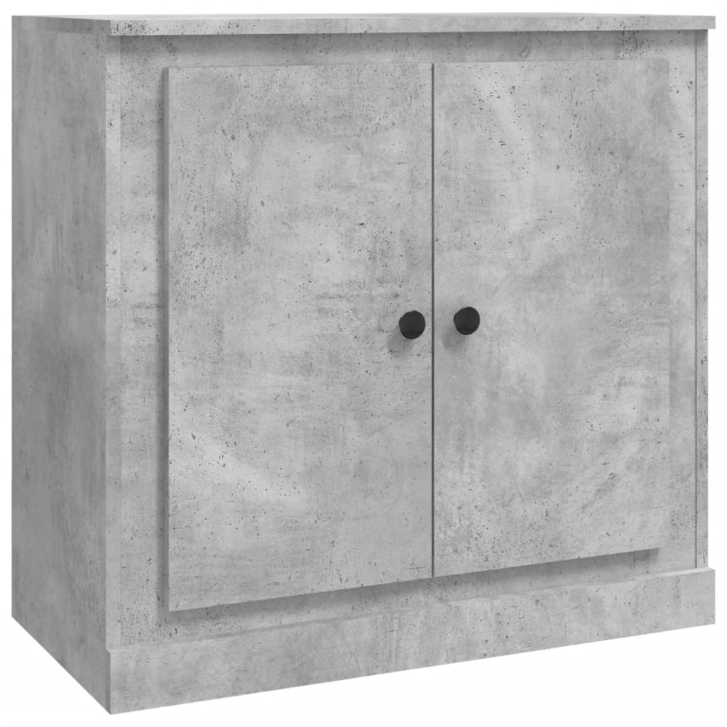 Credenza Grigio Cemento 70x35,5x67,5 cm in Legno Multistrato 816188