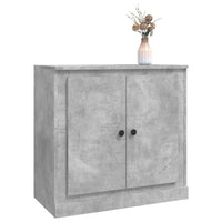 Credenza Grigio Cemento 70x35,5x67,5 cm in Legno Multistrato 816188