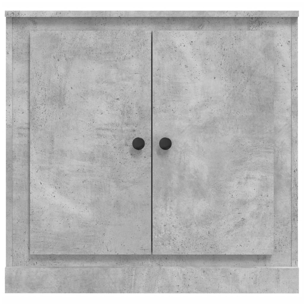 Credenza Grigio Cemento 70x35,5x67,5 cm in Legno Multistrato 816188