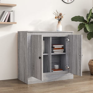 Credenza Grigio Sonoma 70x35,5x67,5 cm in Legno Multistratocod mxl 127091