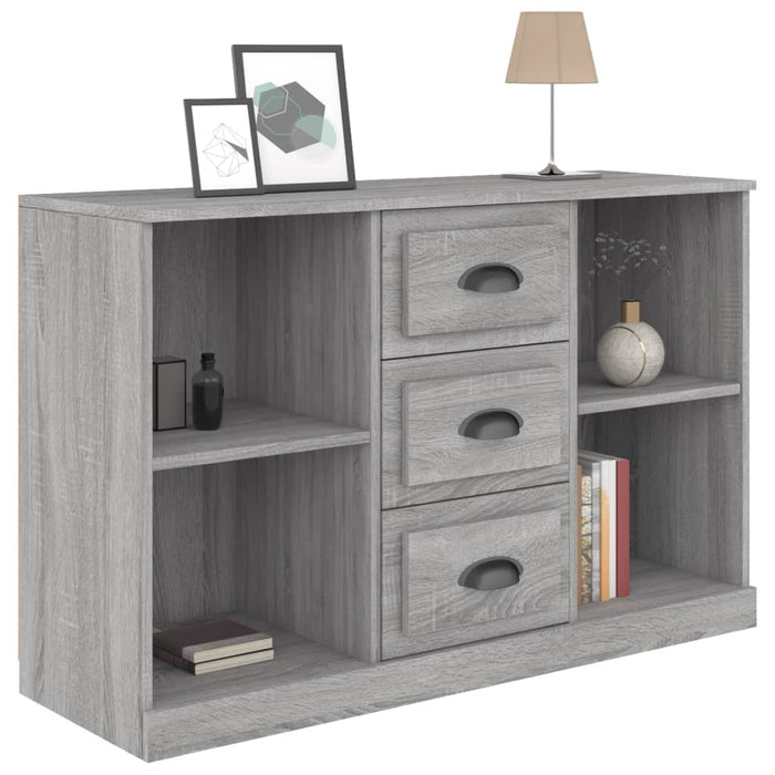 Credenza Grigio Sonoma 104,5x35,5x67,5 cm in Legno Multistrato 816238