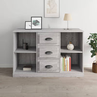 Credenza Grigio Sonoma 104,5x35,5x67,5 cm in Legno Multistrato 816238