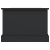 Tavolino da Salotto Nero 90x50x35 cm in Legno Multistrato 816241