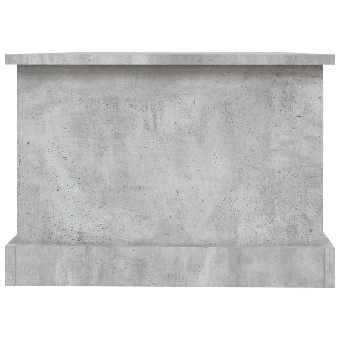 Tavolino Salotto Grigio Cemento 90x50x35 cm Legno Multistrato 816244