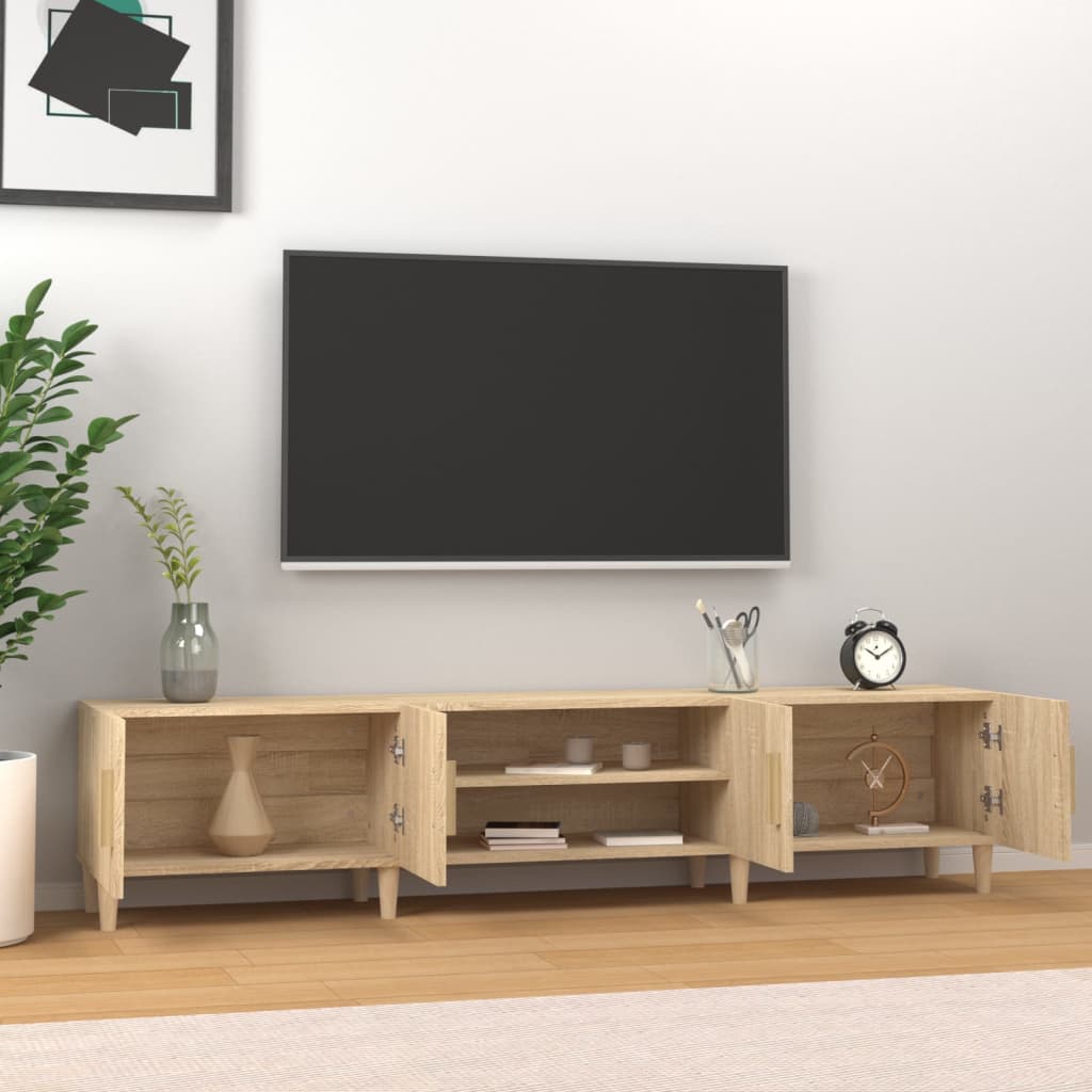 Mobile per TV Rovere Sonoma 180x31,5x40 cm in Legno Multistrato 816259