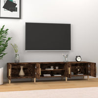 Mobile TV Rovere Fumo 180x31,5x40 cm in Legno Multistrato 816261