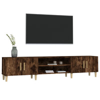 Mobile TV Rovere Fumo 180x31,5x40 cm in Legno Multistrato 816261