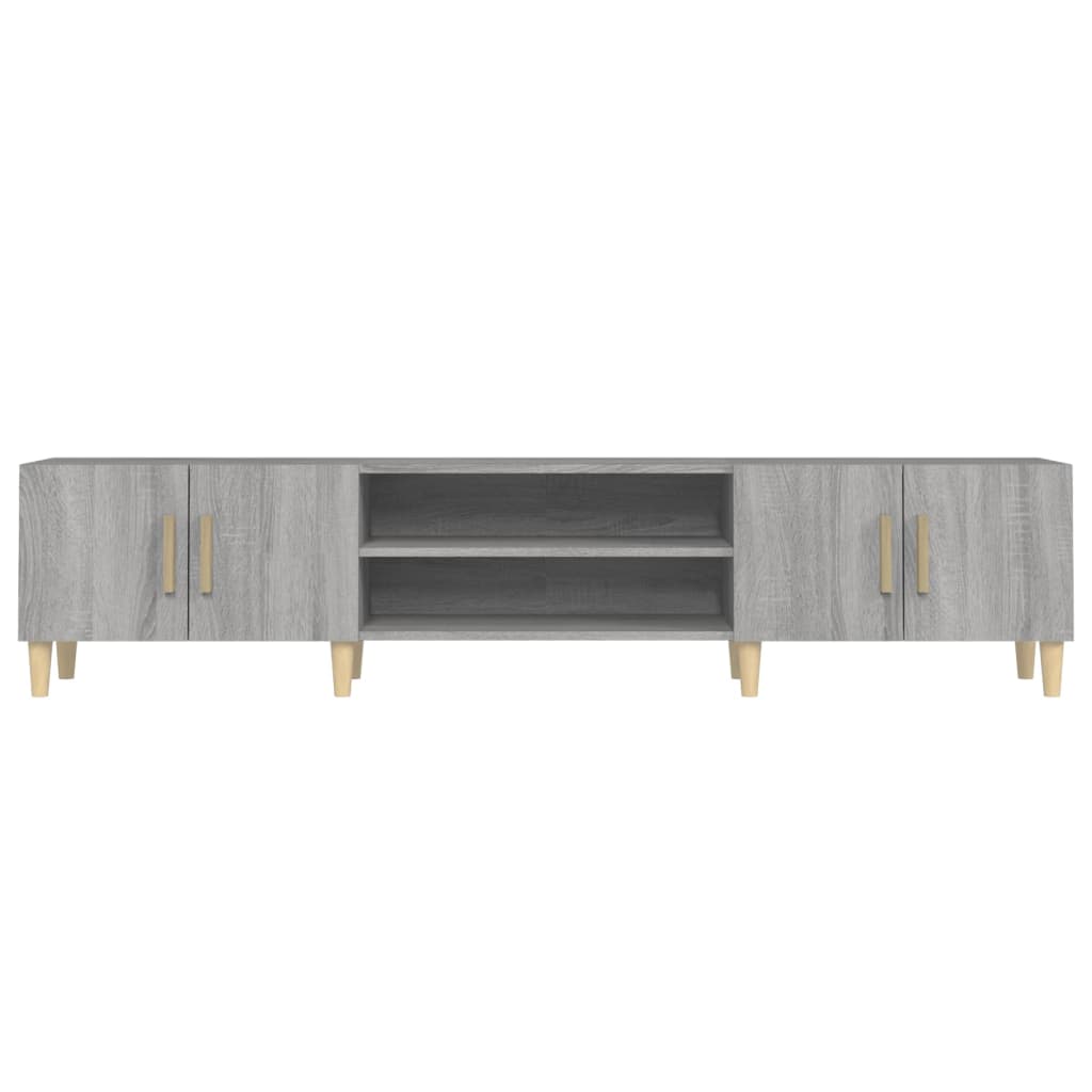 Mobile TV Grigio Sonoma 180x31,5x40 cm in Legno Multistrato 816262