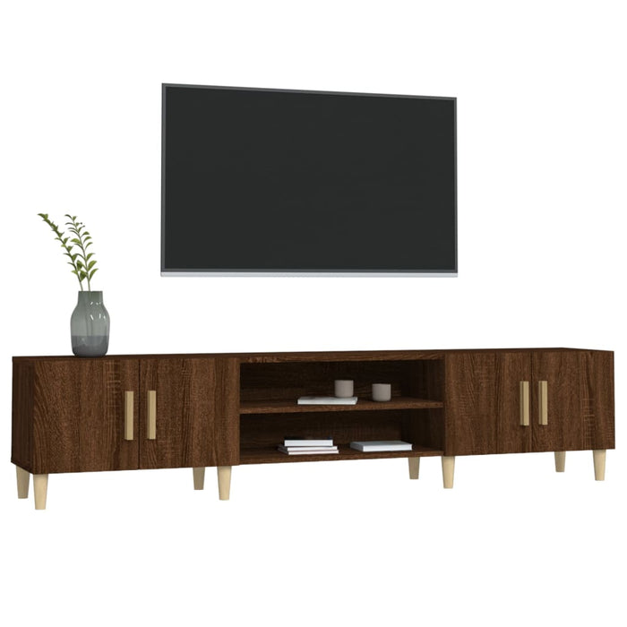 Mobile TV Rovere Marrone 180x31,5x40 cm in Legno Multistrato 816263