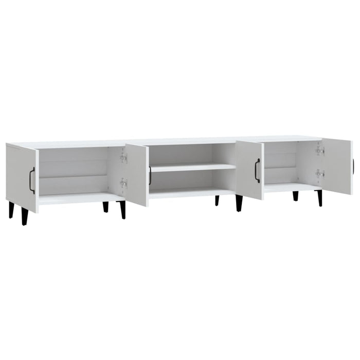 Mobile Porta TV Bianco 180x31,5x40 cm in Legno Multistrato 816264