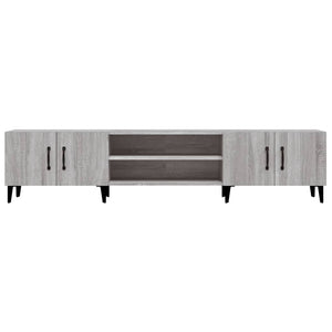 Mobile TV Grigio Sonoma 180x31,5x40 cm in Legno Multistrato 816270