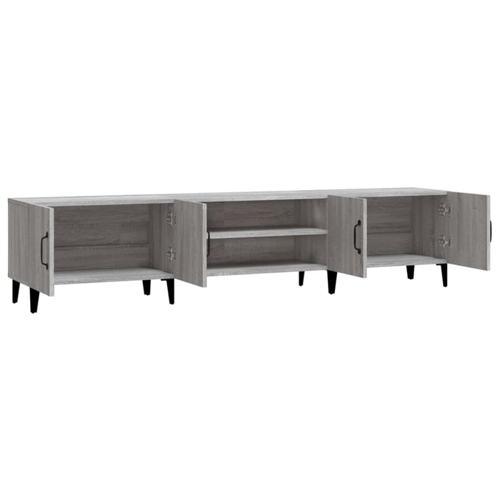 Mobile TV Grigio Sonoma 180x31,5x40 cm in Legno Multistrato 816270