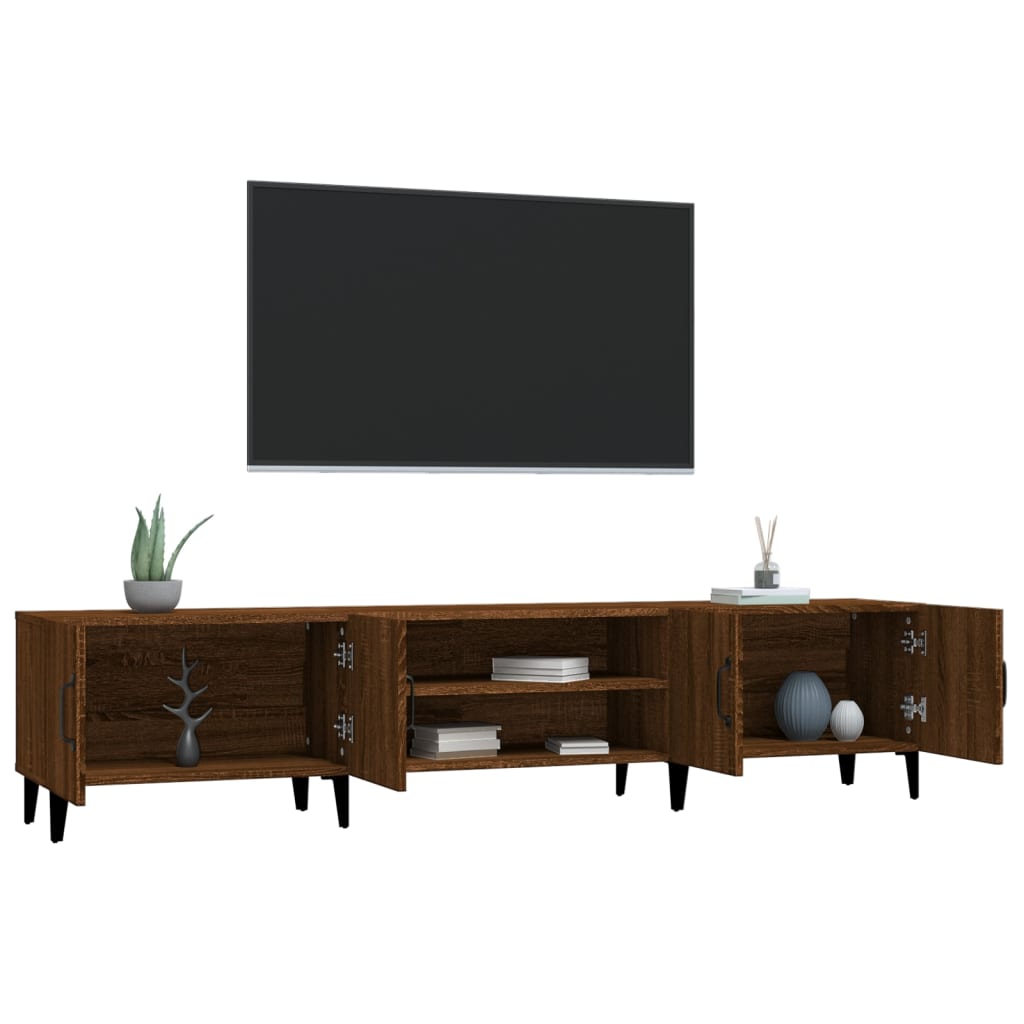 Mobile TV Rovere Marrone 180x31,5x40 cm in Legno Multistrato 816271