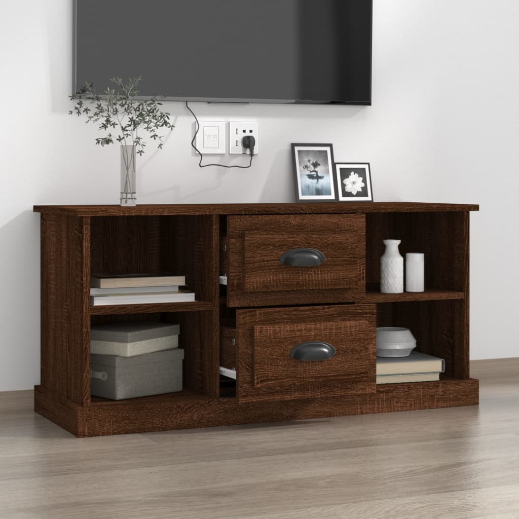 Mobile Porta TV Rovere Marrone 99,5x35,5x48cm Legno Multistratocod mxl 103147