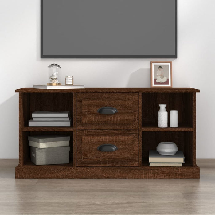 Mobile Porta TV Rovere Marrone 99,5x35,5x48cm Legno Multistratocod mxl 103147