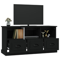 Mobile Porta TV Nero 100x35x50 cm in Legno Multistrato 816289