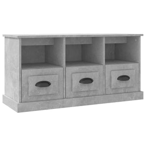 Mobile per TV Grigio Cemento 100x35x50 cm in Legno Multistrato 816292