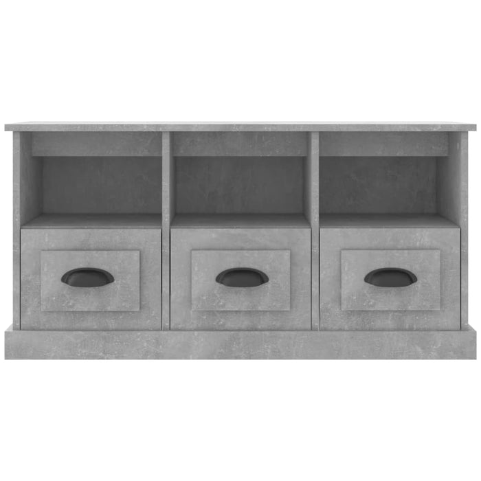 Mobile per TV Grigio Cemento 100x35x50 cm in Legno Multistrato 816292