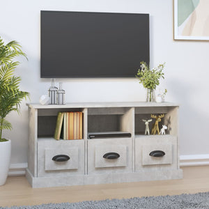 Mobile per TV Grigio Cemento 100x35x50 cm in Legno Multistrato 816292