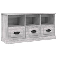 Mobile Porta TV Grigio Sonoma 100x35x50 cm in Legno Multistratocod mxl 129844