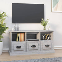 Mobile Porta TV Grigio Sonoma 100x35x50 cm in Legno Multistrato 816294