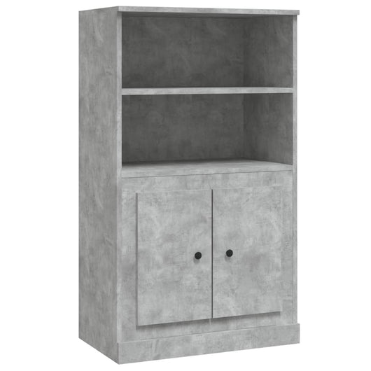 Credenza Grigio Cemento 60x35,5x103,5 cm in Legno Multistratocod mxl 105877