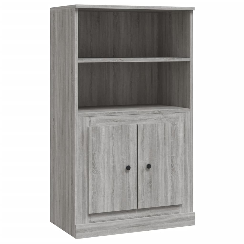 Credenza Grigio Sonoma 60x35,5x103,5 cm in Legno Multistratocod mxl 129868