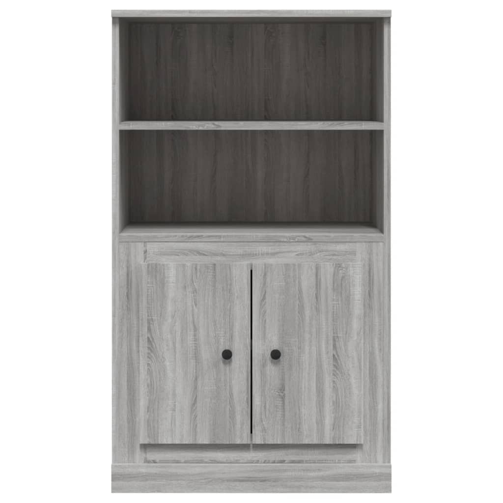 Credenza Grigio Sonoma 60x35,5x103,5 cm in Legno Multistrato 816318