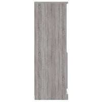 Credenza Grigio Sonoma 60x35,5x103,5 cm in Legno Multistrato 816318