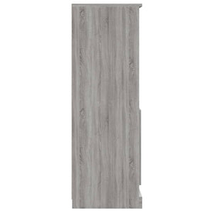 Credenza Grigio Sonoma 60x35,5x103,5 cm in Legno Multistrato 816318