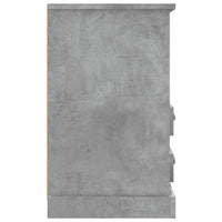 Comodini 2 pz Grigio Cemento 43x36x60 cm 816337