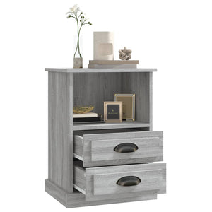 Comodini 2 pz Grigio Sonoma 43x36x60 cm 816341