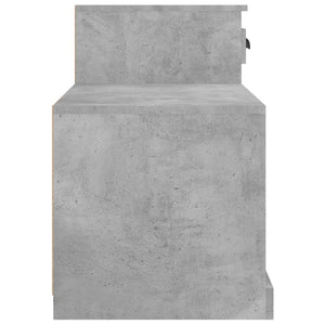 Scarpiera Grigio Cemento 100x42x60 cm in Legno Multistrato 816420