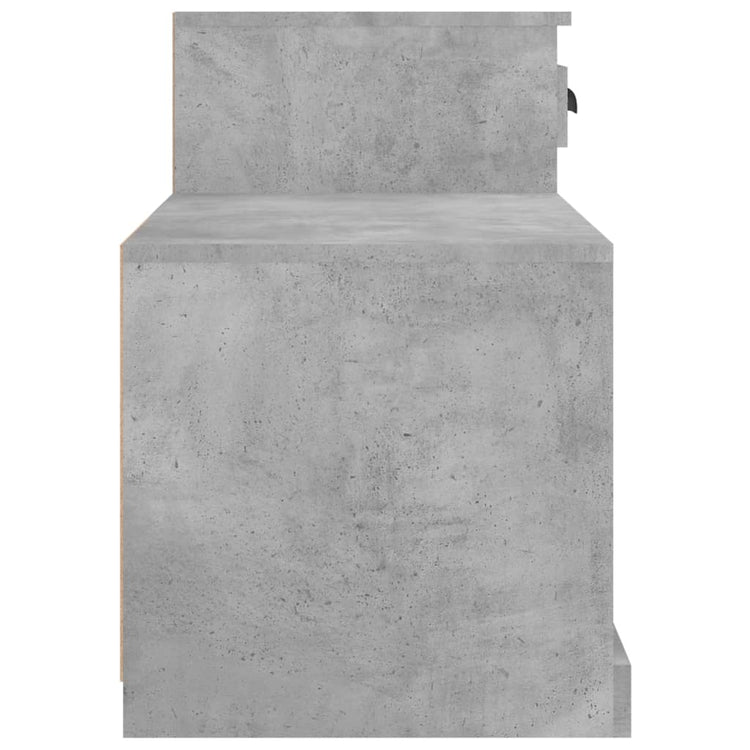 Scarpiera Grigio Cemento 100x42x60 cm in Legno Multistrato 816420