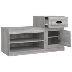 Scarpiera Grigio Sonoma 100x42x60 cm in Legno Multistrato 816422