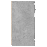 Credenza Grigio Cemento 70x35,5x67,5 cm in Legno Multistrato 816428