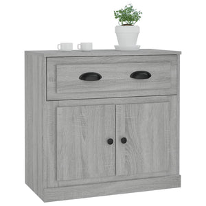 Credenza Grigio Sonoma 70x35,5x67,5 cm in Legno Multistrato 816430