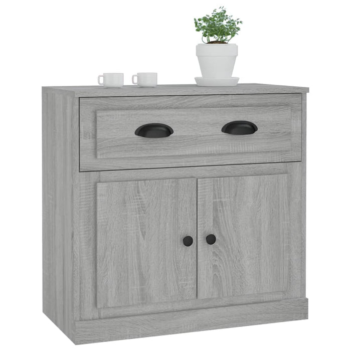 Credenza Grigio Sonoma 70x35,5x67,5 cm in Legno Multistrato 816430