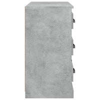 Credenza Grigio Cemento 70x35,5x67,5 cm in Legno Multistrato 816436