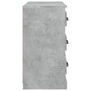 Credenza Grigio Cemento 70x35,5x67,5 cm in Legno Multistrato 816436