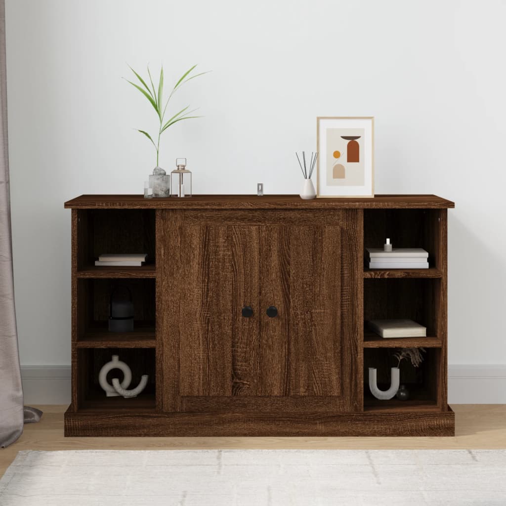 Credenza Rovere Marrone 100x35,5x60 cm in Legno Multistrato 816447