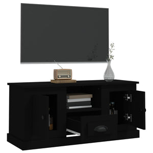 Mobile Porta TV Nero 100x35,5x45 cm in Legno Multistrato 816457