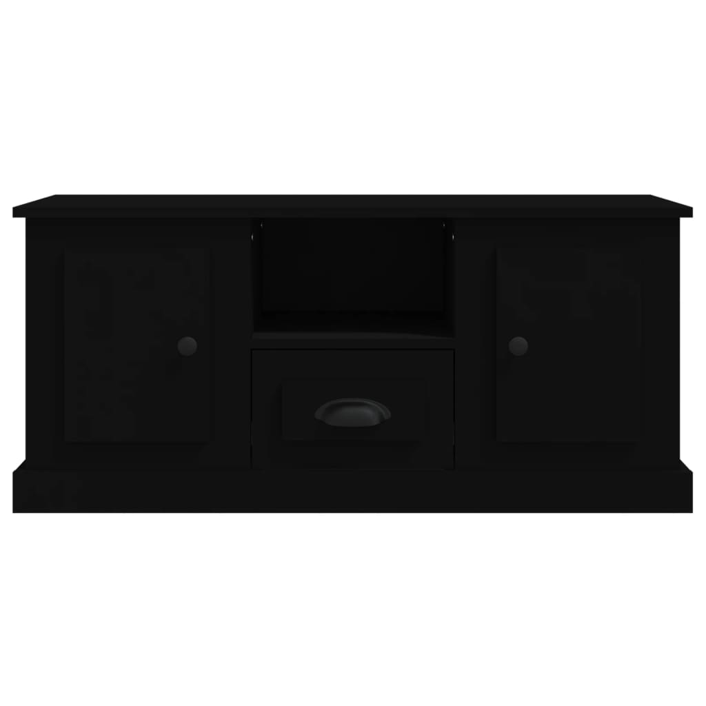 Mobile Porta TV Nero 100x35,5x45 cm in Legno Multistrato 816457